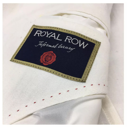ROYAL ROW giacca uomo sfoderata panna in lino mod LONDON G90S