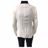 ROYAL ROW giacca uomo sfoderata panna in lino mod LONDON G90S