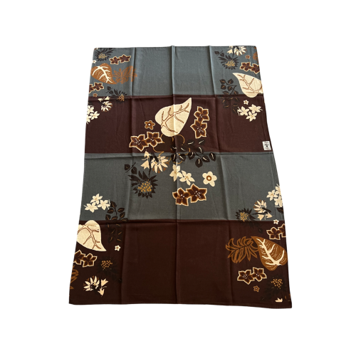 FUMAGALLI maxi foulard wool brown/grey/beige mod PLANCHES WO G-14
