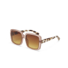 OKKIA ALESSIA pre-assembled Butterfly Pink Havana sunglasses with soft touch frame