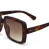 OKKIA occhiali da sole ALESSIA premontati Butterfly Classic Havana con montatura soft touch