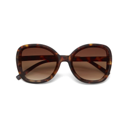 OKKIA occhiali da sole ANNA premontati Butterfly Classic Havana con montatura soft touch