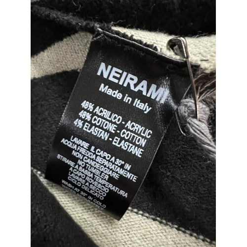 NEIRAMI women's sleeves with wide stripes AC16SX MADE IN ITALY