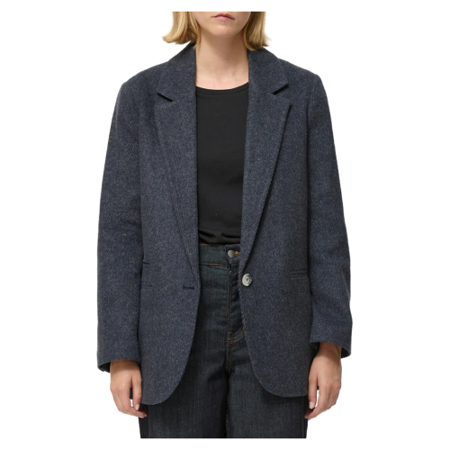 HUMILITY women's oversized jacket CAMAL length 75 cm