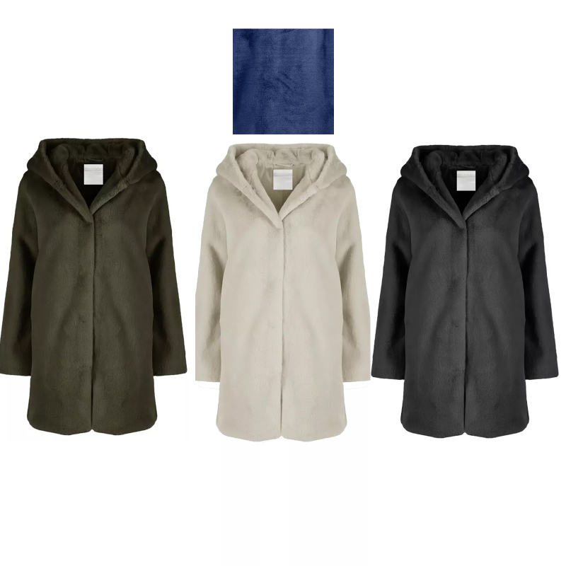 CENSURED ecopelliccia donna poliestere con cappuccio CW1881TFRC3_010