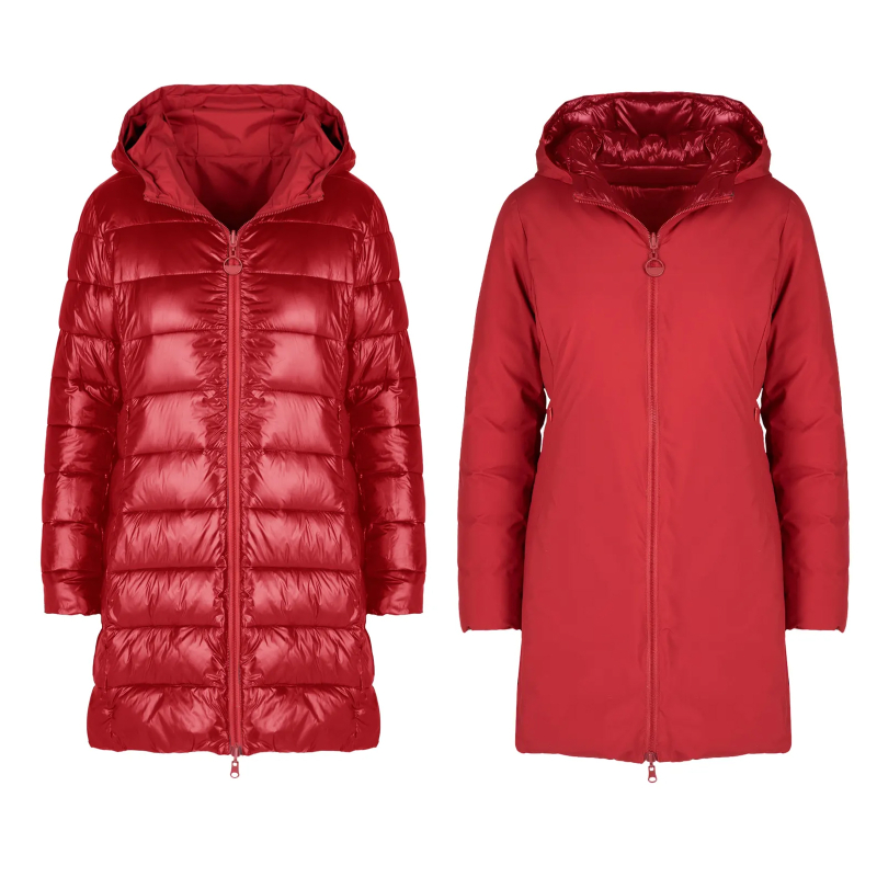 CENSURED Double-face RED parka with fixed hood CW3863TSSK4_048