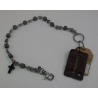 D'AMICO keychain chain for trousers with wooden details MADE IN ITALY
