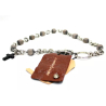 D'AMICO keychain chain for trousers with wooden details MADE IN ITALY