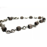 D'AMICO keychain chain for trousers with wooden details MADE IN ITALY