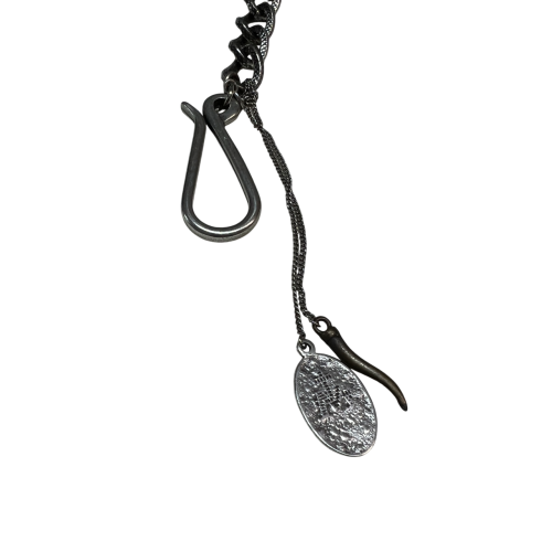 D’AMICO catena portachiavi uomo zama catena con accessori religiosi WAU0395