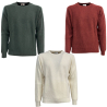 TERZO FUSO 1952 men's crewneck sweater English ribs 5901 100% wool MADE IN ITALY