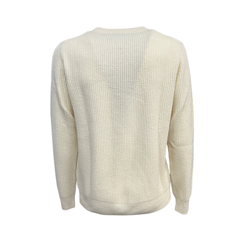 TERZO FUSO 1952 men's crewneck sweater English ribs 5901 100% wool MADE IN ITALY
