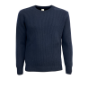 GRP men's crewneck sweater heavy wool English rib 7 CI10 MADE IN ITALY