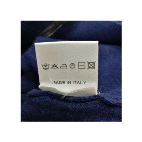 DELLA CIANA blouson man with two-tone blue / gray buttons MADE IN ITALY