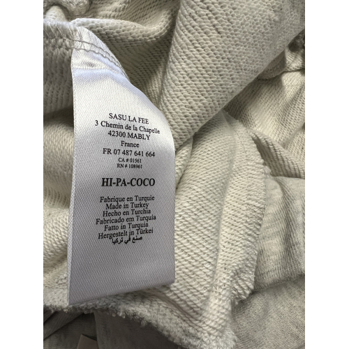 HUMILITY women's trousers brushed sweatshirt light grey melange COCO 85% cotton 15% polyester