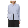 HUMILITY camicia donna over righe bianco/azzurro IWA-R MADE IN ITALY