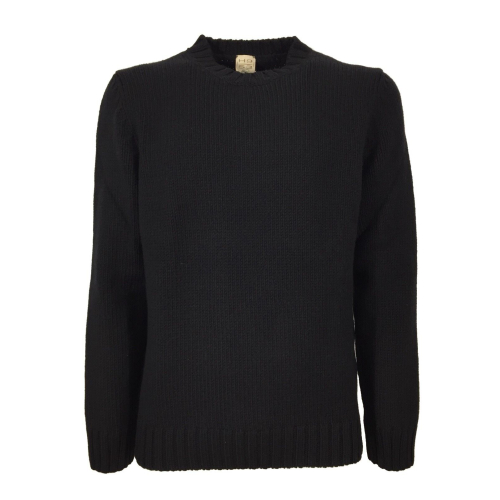 H953 men's heavy crewneck sweater art HS4220100% wool 19.5 micron MADE IN ITALY
