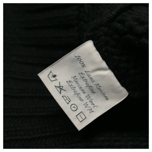 H953 men's heavy crewneck sweater art HS4220100% wool 19.5 micron MADE IN ITALY