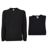 H953 maglia uomo girocollo pesante art HS3372 100% lana 19.5 micron MADE IN ITALY