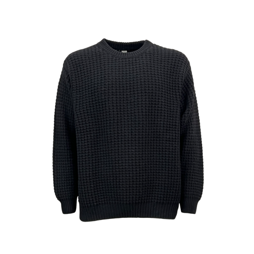 MADSON by BottegaChilometriZero heavy crewneck men's sweater over DU24775 MADE IN ITALY