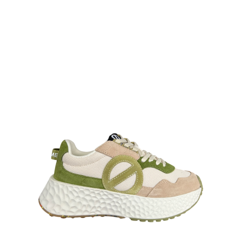 NØ Name scarpa donna CARTER JOGGER W CREAM/DOVE/IGUANA  suola XXL