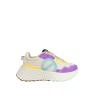 NØ Name scarpa donna CARTER JOGGER W FOTOSENSIBILE PURPLE/YELLOW/DOVE suola XXL