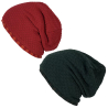 NEIRAMI woman double face red tricot hat + striped fabric AC58TR-N / W2 BICOLOR TRICOT MADE IN ITALY