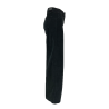 J-CUBE women's jeans palazzo velvet smooth black MILA MADE IN ITALY