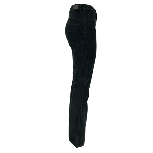 J-CUBE jeans donna a zampa velluto liscio push-up FIONA MADE IN ITALY