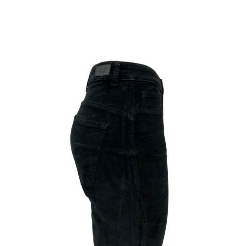 J-CUBE jeans donna a zampa velluto liscio push-up FIONA MADE IN ITALY