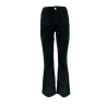 J-CUBE jeans donna a zampa velluto liscio push-up FIONA MADE IN ITALY