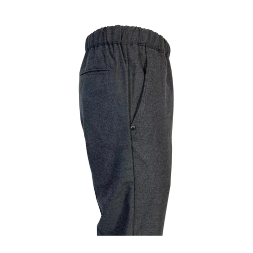 WHITE SAND men's trousers wool effect grey art SU66 330 GREGG MADE IN ITALY