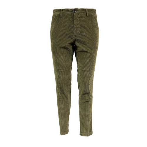 WHITE SAND men's velvet chino trousers SU10L 181 OLIVER
