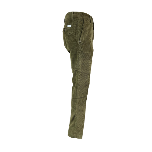 WHITE SAND men's velvet chino trousers SU10L 181 OLIVER