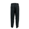WHITE SAND men's trousers black cotton pinstripe in matching color WSU67 358 MADE IN ITALY