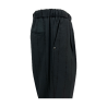 WHITE SAND men's trousers black cotton pinstripe in matching color WSU67 358 MADE IN ITALY
