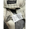 WHITE SAND men's trousers gingham white/black WSU90 331 OLIVER MADE IN ITALY
