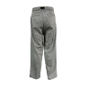 WHITE SAND pantalone uomo quadretti vichy bianco/nero WSU90 331 OLIVER MADE IN ITALY