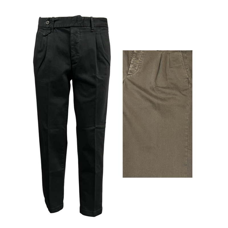 WHITE SAND pantalone uomo cotone pesante WSU02 260 LUKE 98% cotone 2% elastan