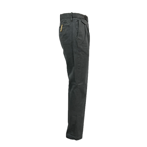 WHITE SAND men's trousers cotton winter herringbone WSU02 262 LUKE