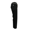 MADSON by BottegaChilometriZero black woven cotton trousers DU23366 REVERSE BULL MADE IN ITALY