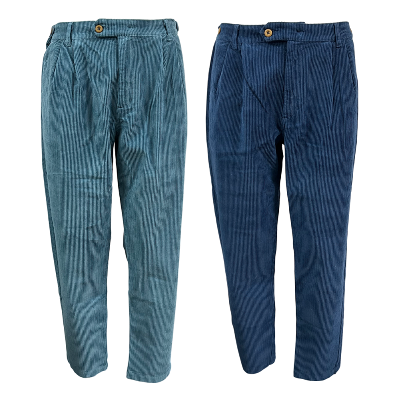 MADSON by BottegaChilometriZero men's corduroy trousers DU23358 MADE IN ITALY
