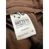 MADSON by BottegaChilometriZero men's trousers corduroy two-tone black/cocoa DU24774 MADE IN ITALY