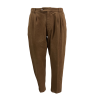 MADSON by BottegaChilometriZero men's trousers cocoa cotton DU24777 MADE IN ITALY