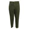 MADSON by BottegaChilometriZero men's trousers winter cotton twill green DU24750 MADE IN ITALY
