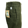 MADSON by BottegaChilometriZero men's trousers winter cotton twill green DU24750 MADE IN ITALY