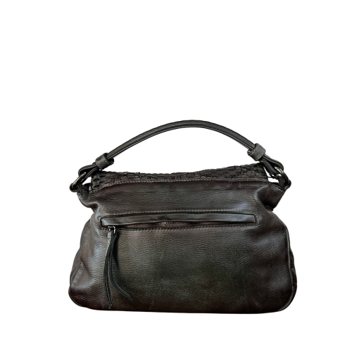 REPTILE’S HOUSE borsa donna a spalla con tracolla petrolio effetto vintage H731V09540 ROMBI MADE IN ITALY