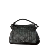 REPTILE’S HOUSE borsa donna a spalla con tracolla petrolio effetto vintage H731V09540 ROMBI MADE IN ITALY