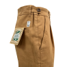 MADSON by BottegaChilometriZero men's trousers in herringbone cotton DU24762 KELLY SHORT MADE IN ITALY