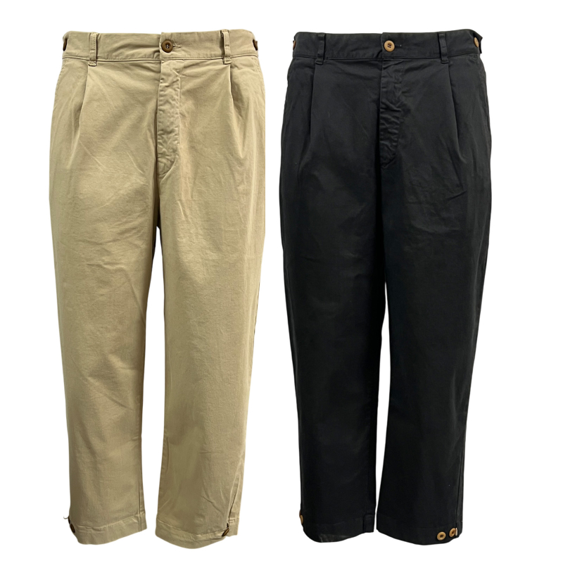 MADSON by BottegaChilometriZero men's heavy cotton trousers DU23352 MADE IN ITALY